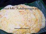 Sweet boli/Kadalai paruppu poli