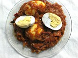 Tharavu mutta roast / Duck egg roast