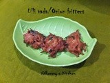 Ulli vada /Onion fritters