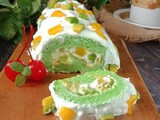 Es Teller Dibuat Jadi Roll Cake