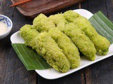 Resep Pisang Goreng Ijo Wangi Pandan Dengan Kelapa Parut Gurih