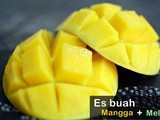 Cara Membuat Es Jus Segar Berbahan Buah Mangga Melon