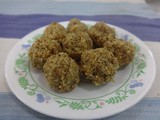 Coconut laddu (kobbari louz)