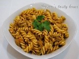 Chicken pasta Indian style 2