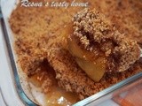 Choco apple crumble