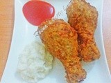 Crispy fried chicken