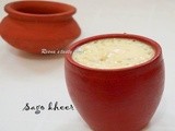 Mango flavored Sago kheer / Sago payasam