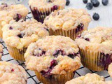 Blueberry White Chocolate Muffins