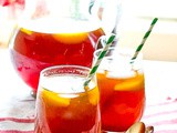 Bourbon Peach Tea: Perfect Summer Cocktail in a Pitcher