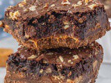 Caramel Graham Fudge Brownies