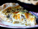 Cheese and Sausage Quiche: Mexican Style Brunch Ideas