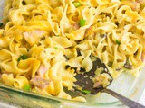 Cheesy Ham & Noodles Casserole