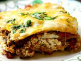 Cheesy Mexican Lasagna Recipe