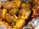 Cheesy Ranch Foil Grilled Potatoes