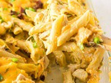 Chicken Bacon Ranch Pasta Casserole