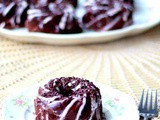 Chocolate Buttermilk Pound Cake with Port Wine