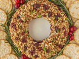 Cranberry Cheese Ball Wreath