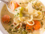 Creamy Angel Chicken Noodle Soup