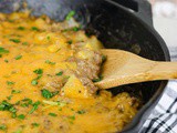 Creamy Ground Beef and Potato Skillet Dinner