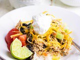 Crockpot Chicken Burrito Bowls