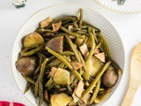 Crockpot Green Beans and Ham