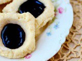 Earl Grey Chocolate Thumbprint Cookies: Easy to Ship