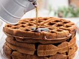 Fluffy Gingerbread Waffles