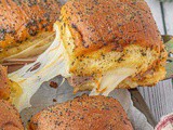 Ham and Muenster Cheese Sliders