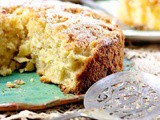 Irish Apple Cake with Whiskey Brown Butter Sauce