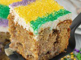 King Cake Poke Cake