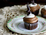 Mexican Hot Chocolate Cupcakes: #Choctoberfest