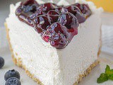 No Bake Blueberry Cream Cheese Pie