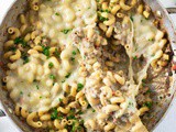 One Pot Philly Cheesesteak Pasta