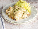 Open Faced Turkey Sandwich with Gravy