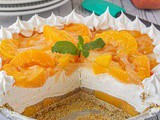 Peach Icebox Pie
