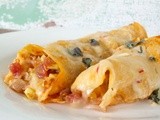 Quick and Easy Chicken Enchiladas in Homemade Cream Sauce