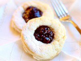 Raspberry Thumbprint Scones