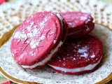 Red Velvet Sandwich Cookies