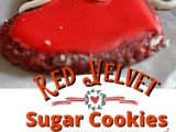 Red Velvet Valentine's Cookies
