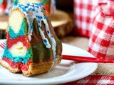 Red White & Blue Bundt Cake #SundaySupper