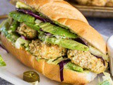 Shrimp Po Boy with Spicy Avocado Remoulade