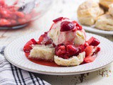 Strawberry Shortcake with Cream Soda Biscuits