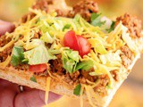 Taco Crescent Roll Pizza