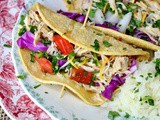Tequila Lime Chicken Tacos: Slow Cooker Easy