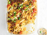 Ultimate Buffalo Chicken Pasta Bake