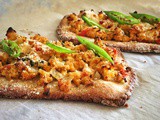 Egg Bhurji Flatbread with Gluten Free Crust