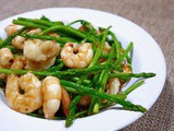 Fish Friday…Prawns with Asparagus