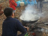 Thailand…Down on the farm…. making charcoal