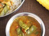 Avarakkai Sambar | Broad Beans Sambar