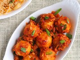 Baby Potato Manchurian (Dry)